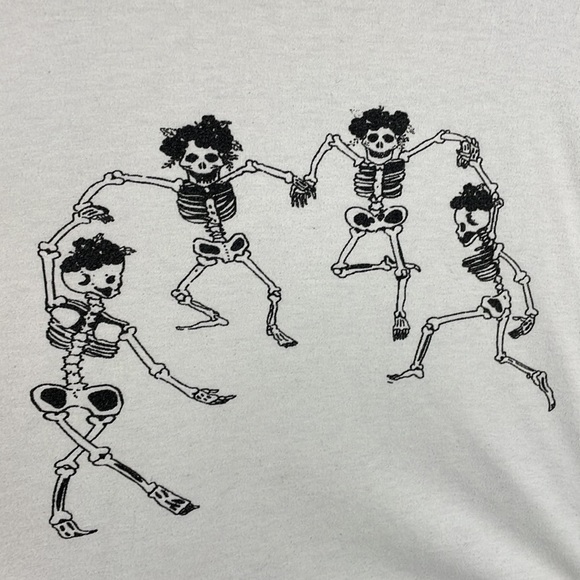 ZAFUL Skeleton Graphic Tee - White M - Picture 3 of 4